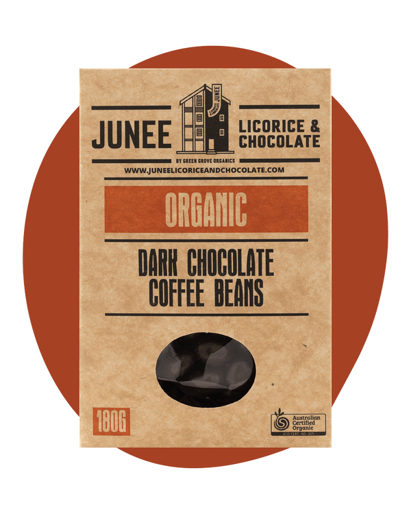 Organic Dark Chocolate Coffee Beans