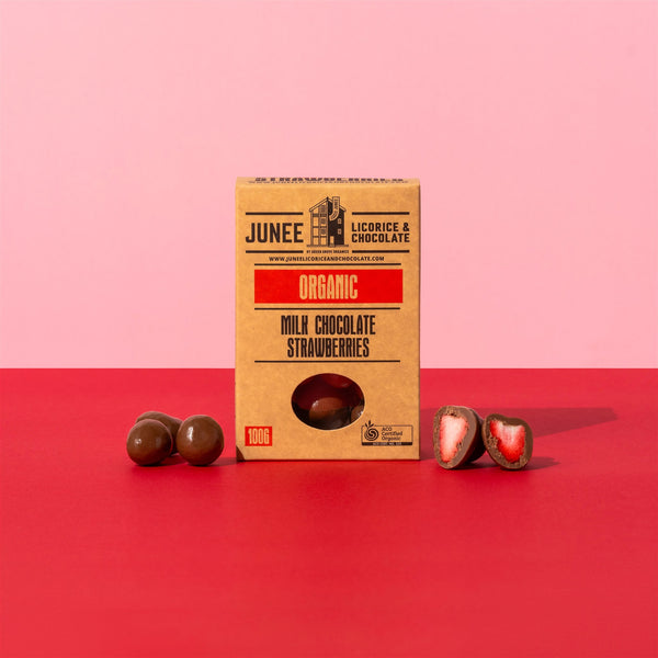 Organic Milk Chocolate Strawberries