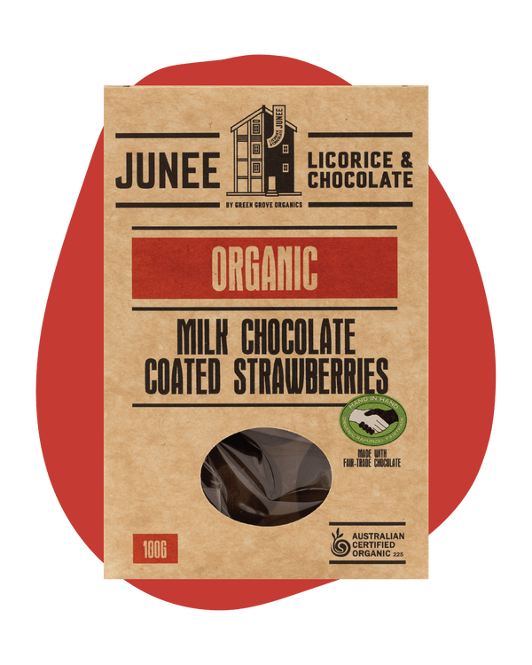 Organic Milk Chocolate Strawberries
