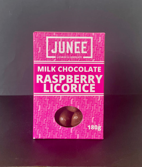 Milk Chocolate Raspberry Licorice