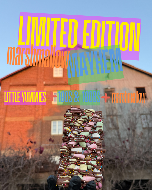 Milk Marshmallow Mayhem Chocolate Block