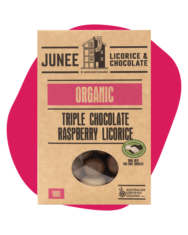 Triple Chocolate Raspberry Licorice