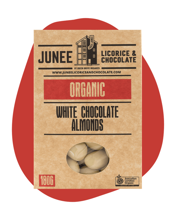 White Chocolate Almonds