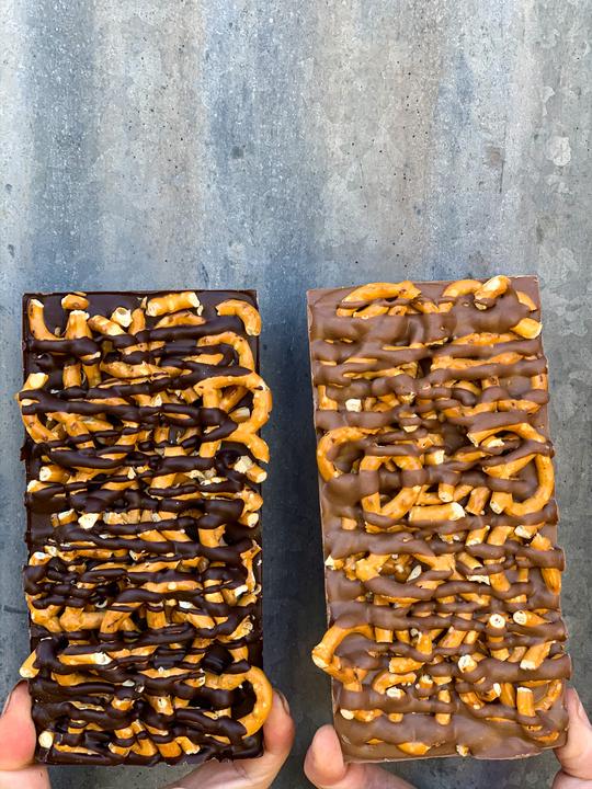 Pretzel Chocolate Block