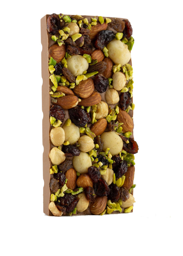 Fruit and Nut Chocolate Block