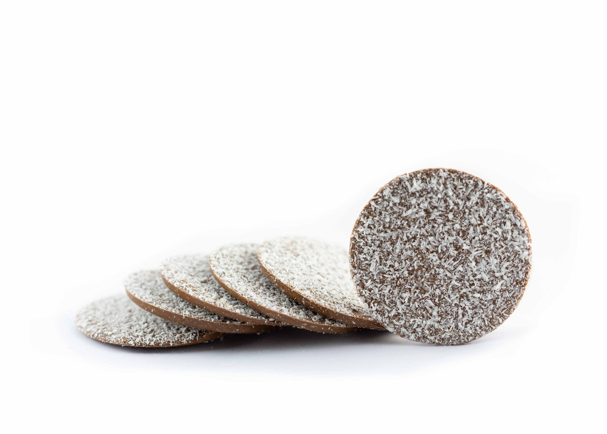 Bag of 4 Coconut Roughs – Junee Licorice and Chocolate