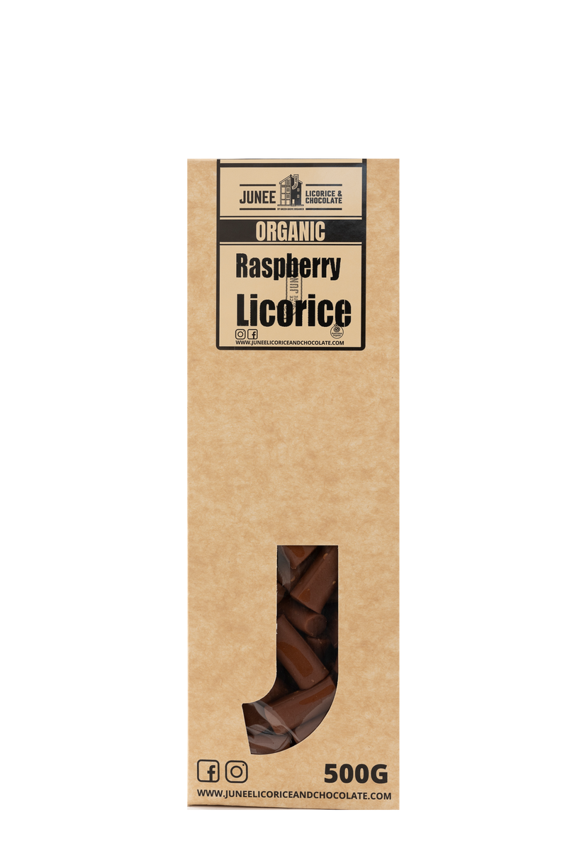 Organic Raspberry Licorice – Junee Licorice and Chocolate