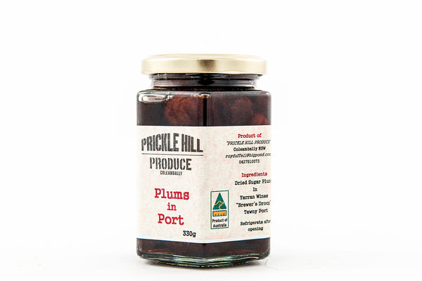 Plums in Port